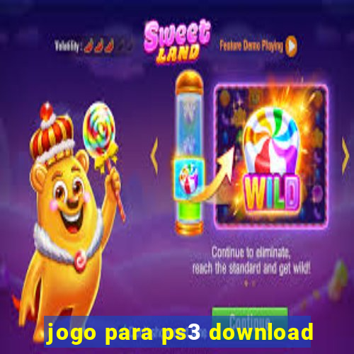 jogo para ps3 download