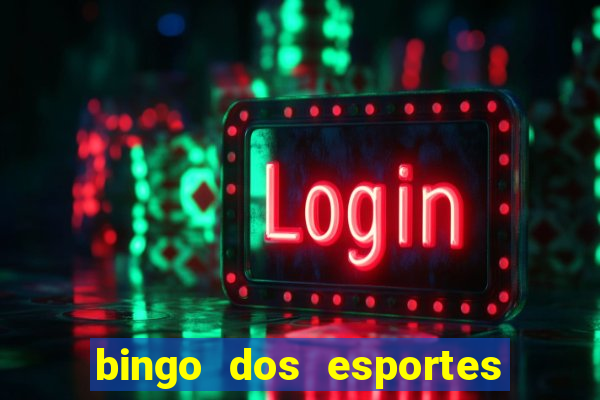 bingo dos esportes para imprimir