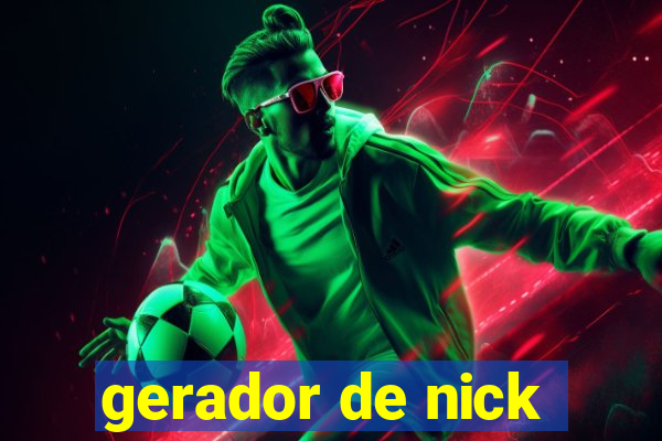 gerador de nick