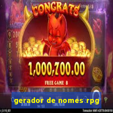 gerador de nomes rpg