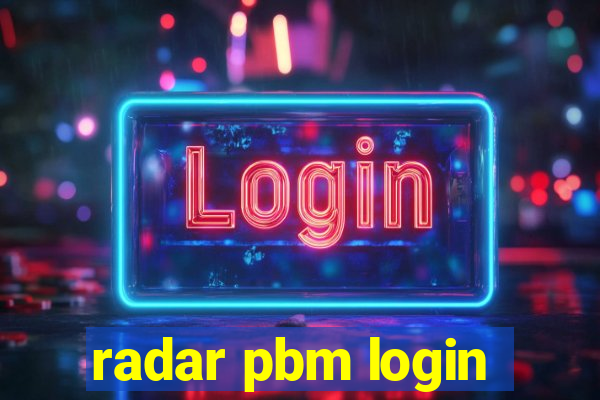 radar pbm login