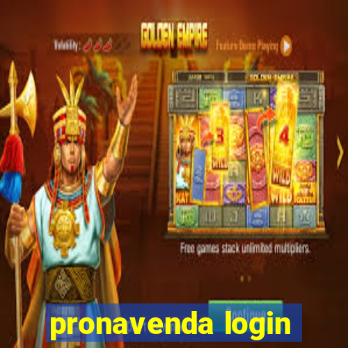 pronavenda login