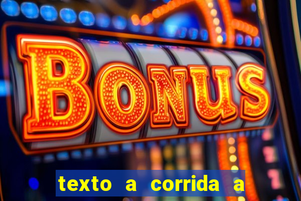 texto a corrida a lagarta lili