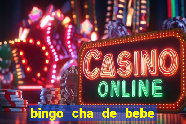 bingo cha de bebe cartelas para imprimir