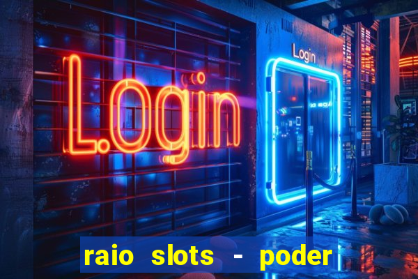 raio slots - poder de zéus