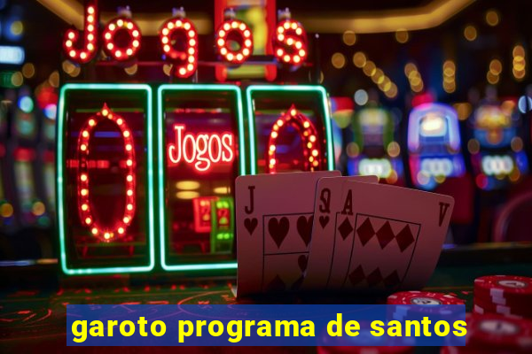 garoto programa de santos