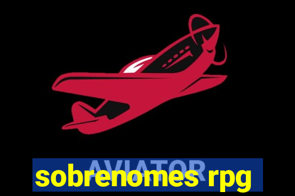 sobrenomes rpg